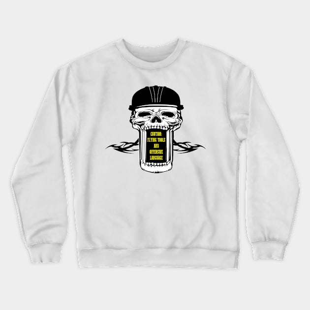 Flying Tools Crewneck Sweatshirt by Scaffoldmob